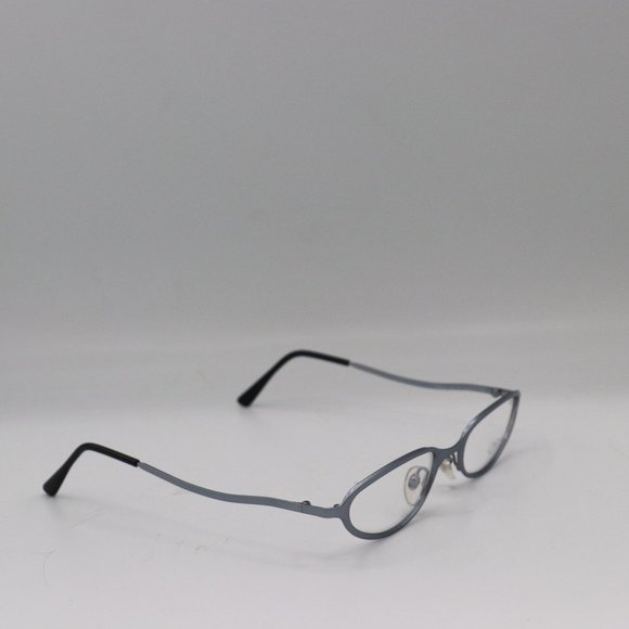 Chloe Very Light Blue Thin Oval Cat Eye Full Rim Made In Italy Vintage Designer - Picture 2 of 3